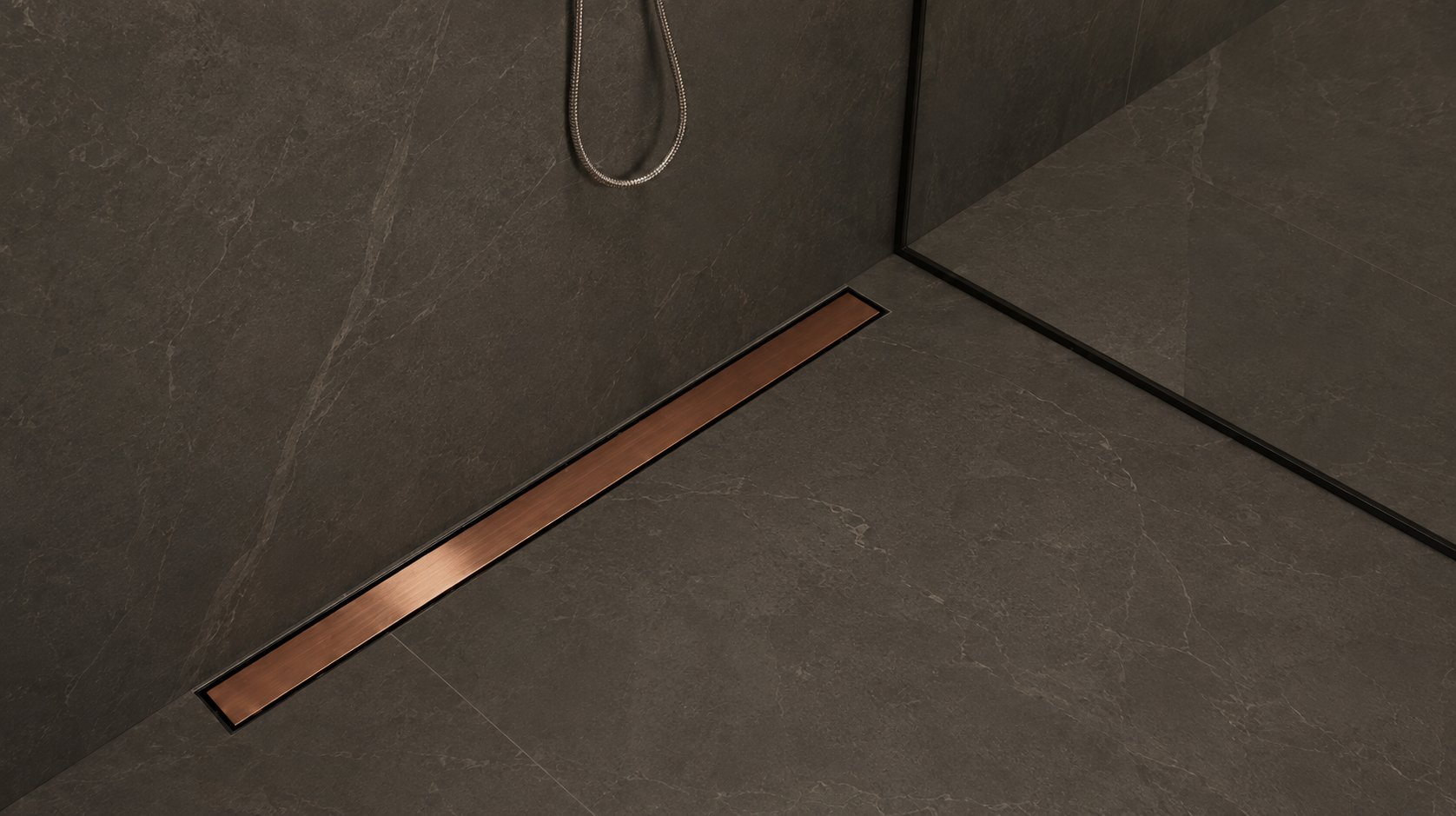 Wall and Floor NEXT Copper dans l'architecture de la salle de bain
