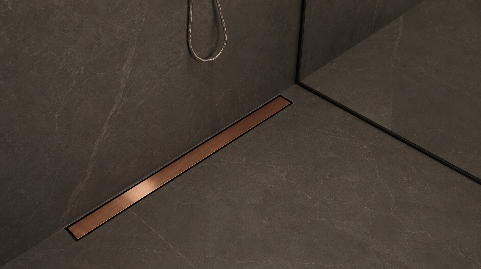 Wall and Floor NEXT Copper in bathroom architecture
